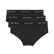 Marc O Polo Panty Truser 3P Svart bomull Medium Dame