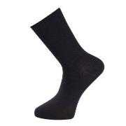 Trofe Wool Loose Rib Sock Strømper Svart Str 39/42 Dame