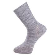 Trofe Wool Loose Rib Sock Strømper Grå Str 35/38 Dame