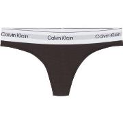 Calvin Klein Truser Modern Cotton Naturals Thong Brun Large Dame