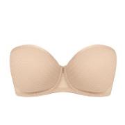 Freya BH Tailored Underwire Moulded Strapless Bra Beige D 70 Dame