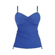 Fantasie Beach Waves Underwire Twist Tankini Blå polyamid D 70 Dame