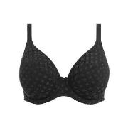 Elomi Bazaruto Underwire Plunge Bikini Top Svart polyamid F 90 Dame