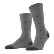 Falke Strømper Dot Socks Grå bomull Str 39/42 Herre