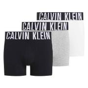 Calvin Klein 3P Intense Power Trunks Hvit/Grå bomull XX-Large Herre