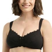 Sans Complexe BH Ava Post Surgical Non Wire Bra Svart bomull C 95 Dame