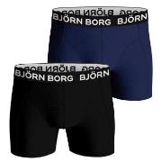 Bjorn Borg Bamboo Cotton Blend Boxer 2P Svart/Blå Small Herre