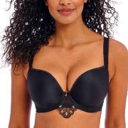 Freya BH Loveland UW Moulded Plunge Tshirt Bra Svart E 75 Dame