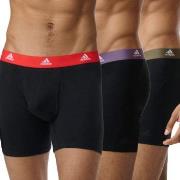 adidas 3P Active Flex Cotton Boxer Brief Mixed bomull Small Herre