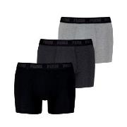 Puma 3P Men Everyday Boxer Svart/Grå bomull X-Large Herre