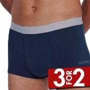 Sloggi 6P Men GO ABC 2 0 Hipster Marine bomull X-Small Herre