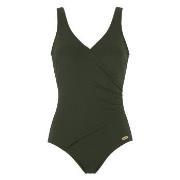 Damella Julia Chlorine Resistant Swimsuit Mørkgrørnn  polyamid 48 Dame