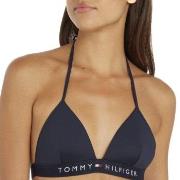 Tommy Hilfiger Original Triangle Bikini Top Marine Small Dame