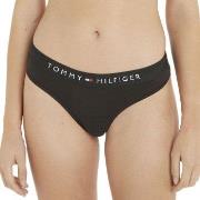 Tommy Hilfiger Truser Thongs Svart økologisk bomull X-Small Dame