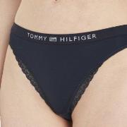 Tommy Hilfiger Truser Tonal Logo Lace Briefs Marine Medium Dame