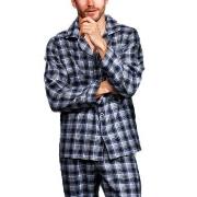 Topeco Mens Cotton Pyjama Marine bomull Large Herre