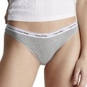 Calvin Klein Truser Modern Logo Thong Grå bomull XX-Large Dame