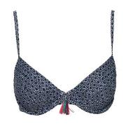 Esprit Sapphire Beach Underwire Bikini Marine mønster B 80 Dame