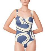 Triumph Summer Allure Swimsuit Blå/Hvit B 44 Dame