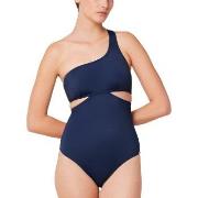 Triumph Summer Mix And Match 03 Padded Swimsuit Navy B 36 Dame