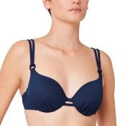 Triumph Summer Mix And Match WP Bikini Top Navy C 38 Dame