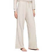 Tommy Hilfiger Established Wide Leg Pants Krem X-Small Dame