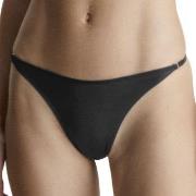 Calvin Klein Truser Minimalist Thong Svart Large Dame