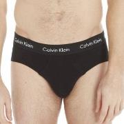 Calvin Klein 6P Cotton Stretch Hip Brief Hvit/Svart bomull Small Herre