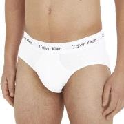 Calvin Klein 3P Cotton Stretch Hip Brief Hvit bomull X-Small Herre
