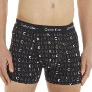 Calvin Klein 6P Cotton Stretch Trunks Svart Mønster bomull X-Small Her...