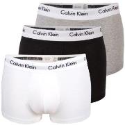 Calvin Klein 3P Cotton Stretch Low Rise Trunks Hvit/Grå bomull X-Small...