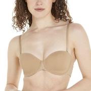 Calvin Klein BH Strapless Lined Bra Beige B 80 Dame