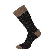 JBS Strømper Patterned Cotton Socks Svart/brun Str 40/47 Herre