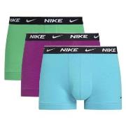 Nike 3P Everyday Essentials Cotton Stretch Trunk Blå/Lila bomull Mediu...