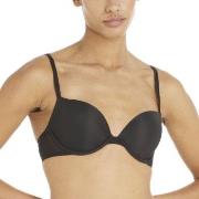 Calvin Klein BH Sheer Marquisette Push Up Bra Svart A 75 Dame