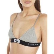 Calvin Klein BH CK96 Triangle Bra Grå bomull X-Large Dame