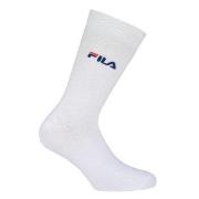 FILA Strømper 3P Lifestyle Plain Socks Hvit Str 35/38