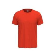 Stedman Classic Men T-shirt Oransje/Rød bomull XX-Small Herre