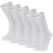 Seger Strømper 5P Basic Cotton Socks Hvit Str 35/38