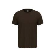 Stedman Classic Men T-shirt Mørkbrun  bomull Large Herre