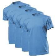Stedman 4P Comfort Men T-shirt Lysblå bomull 3XL Herre