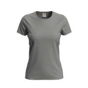 Stedman Comfort-T Crew Neck T-shirt Grå bomull Medium Dame