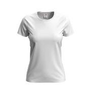 Stedman Comfort-T Crew Neck T-shirt Hvit bomull X-Large Dame