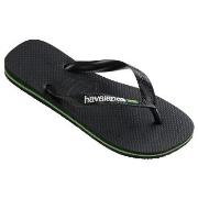 Havaianas Brasil Logo Svart Str 37/38 Herre