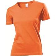 Stedman Classic Women T-shirt Oransje bomull XX-Large Dame