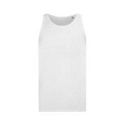 Stedman Tank Top For Men Hvit bomull Large Herre