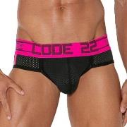 Code 22 Motion Push-Up Brief Svart/Rosa Small Herre