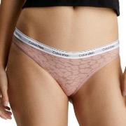 Calvin Klein Truser Lace Bikini Brief Lysrosa polyamid X-Large Dame