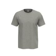 Stedman 4P Comfort Men T-shirt Lysgrå bomull Small Herre