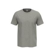 Stedman Comfort Men T-shirt Lysgrå bomull XX-Large Herre